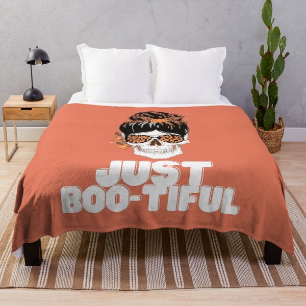 Item preview, Retro Messy Bun Skull | Just Boo-tiful | Halloween Design  designed and sold by katloganusa.