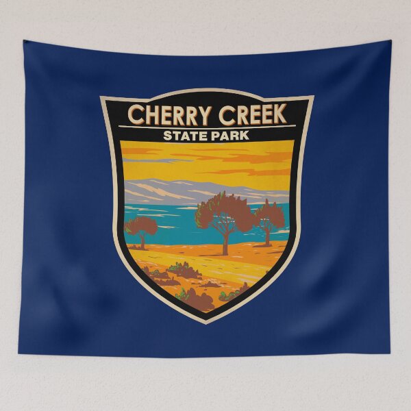 Item preview, Cherry Creek State Park Colorado Vintage Badge designed and sold by KrisSidDesigns.