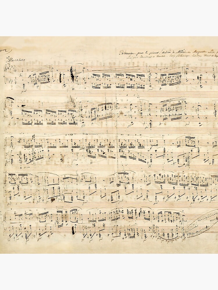 Discover Chopin's handwritten manuscripts