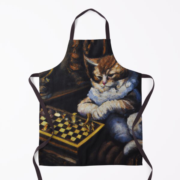 Item preview, Bobby the Cat, playing chess (Baroque) designed and sold by thecatandkettle.