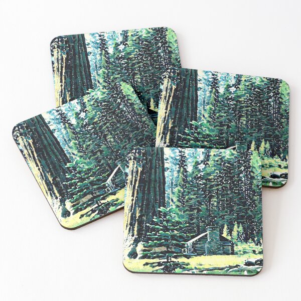 Item preview, Abstract Forest House designed and sold by MyArt23.