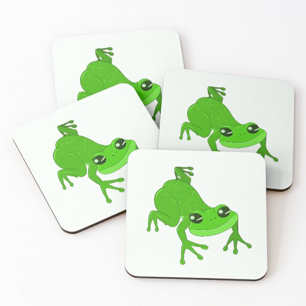 Item preview, Cartoon Tree Frog Kitsune’s Cutie Pie Animal Series (Hopper) designed and sold by TheFoxyWolfShop.