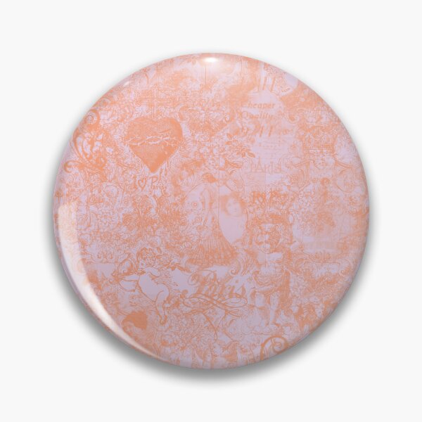 Item preview, Pink And Orange Romantic Angels Flowers French Vintage Eifel Tower Toile Design designed and sold by IZiets.