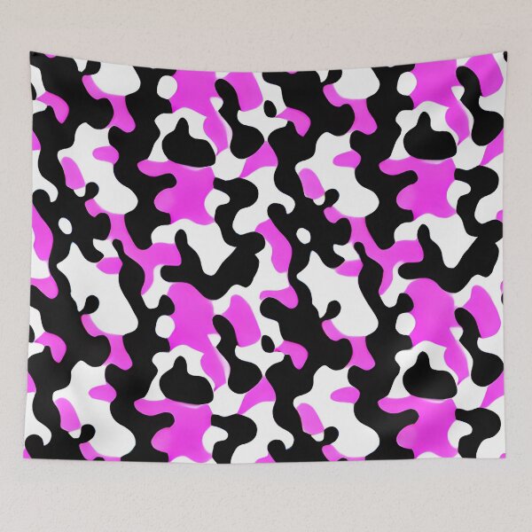 Item preview, Pink White and Black Camo Pattern designed and sold by Evolvity.