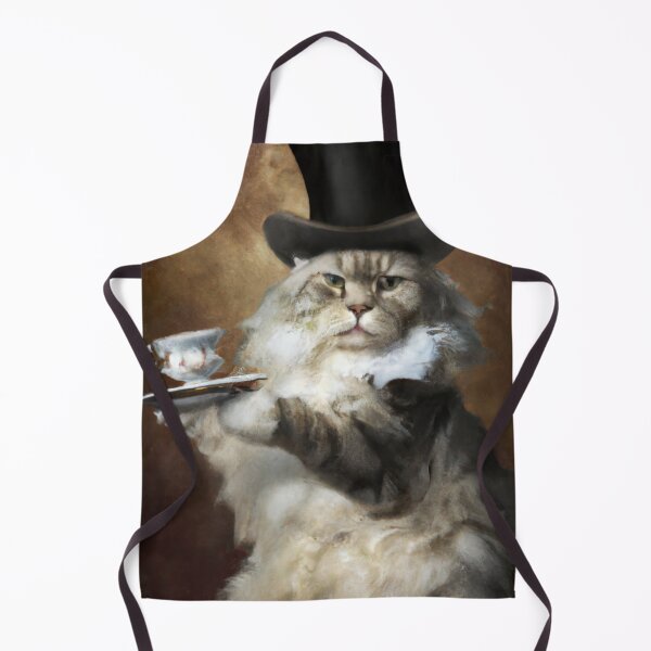 Item preview, Wolfgang the Cat, wearing a top hat (Baroque) designed and sold by thecatandkettle.