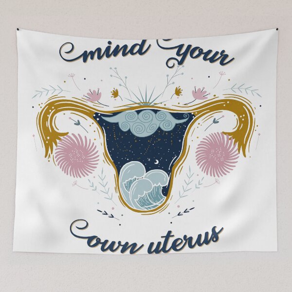 Item preview, Please Mind Your Own Uterus designed and sold by PixiesPlace.