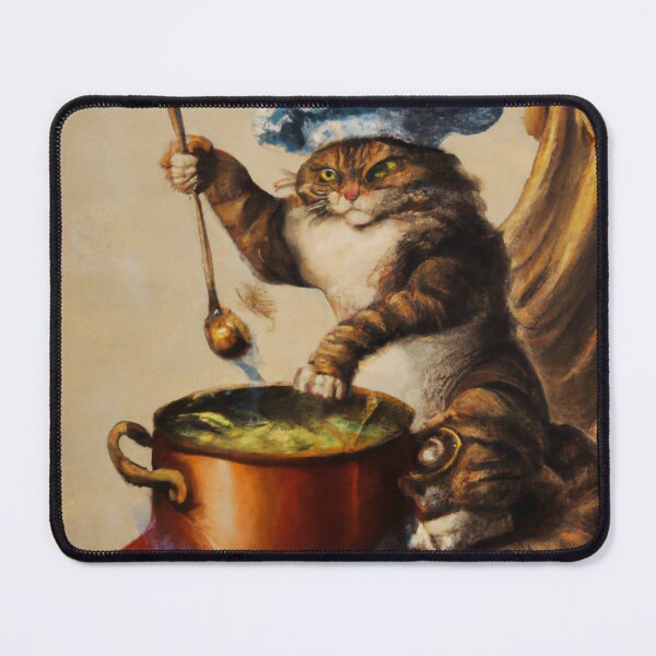 Item preview, Fabrice the Cat, soup chef (Baroque) designed and sold by thecatandkettle.