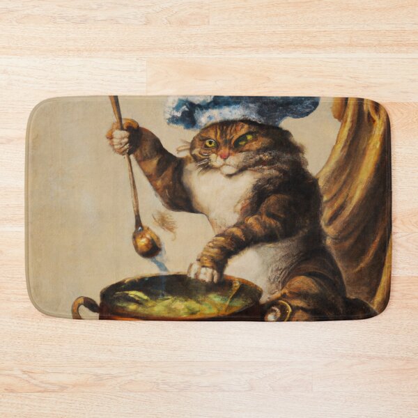 Item preview, Fabrice the Cat, soup chef (Baroque) designed and sold by thecatandkettle.