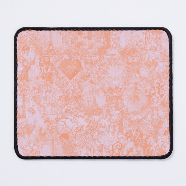Item preview, Pink And Orange Romantic Angels Flowers French Vintage Eifel Tower Toile Design designed and sold by IZiets.