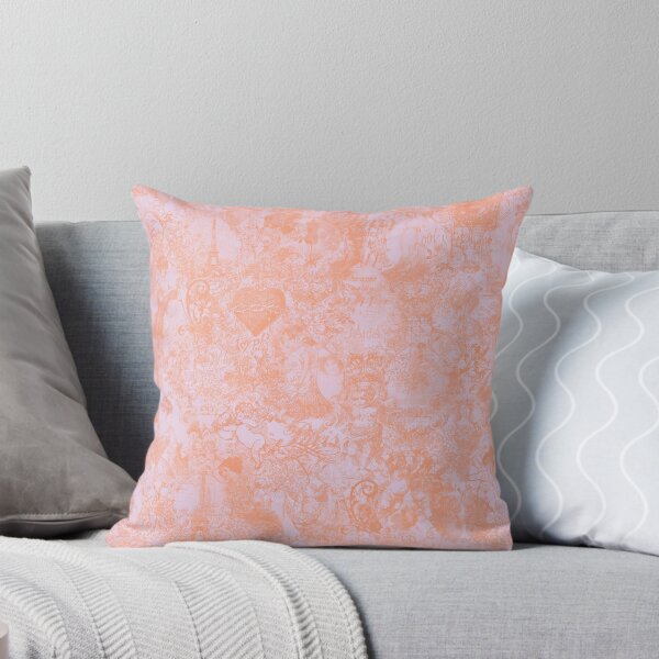 Item preview, Pink And Orange Romantic Angels Flowers French Vintage Eifel Tower Toile Design designed and sold by IZiets.
