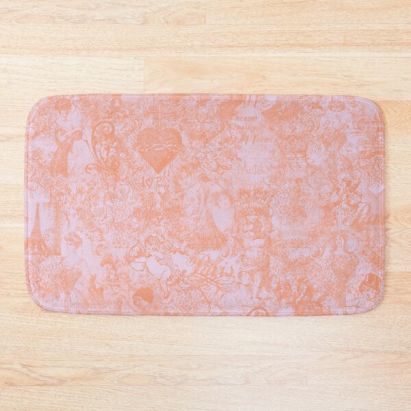 Item preview, Pink And Orange Romantic Angels Flowers French Vintage Eifel Tower Toile Design designed and sold by IZiets.