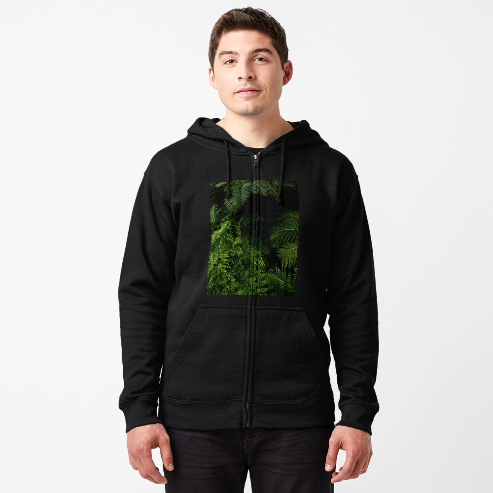 Vista previa del artículo con la obra «Sudadera con capucha y cremallera», diseñado y vendido por VanGalt.