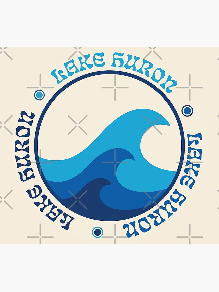 "Lake Huron Sticker" Poster for Sale by moosewop Redbubble