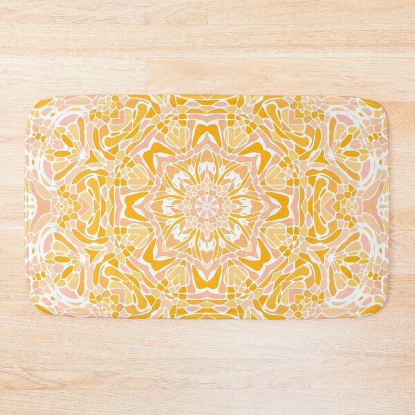 Item preview, Shine Mandala in Pink and Yellow designed and sold by Kelly Dietrich Mandala & Fractal Art.