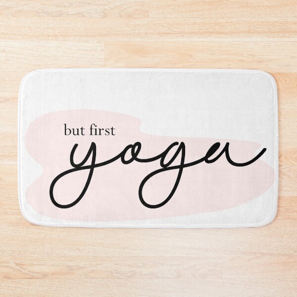 Item preview, Okay, But First Yoga Cursive designed and sold by shirabee.