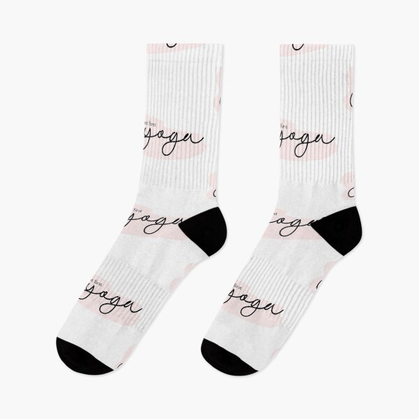 Item preview, Okay, But First Yoga Cursive designed and sold by shirabee.