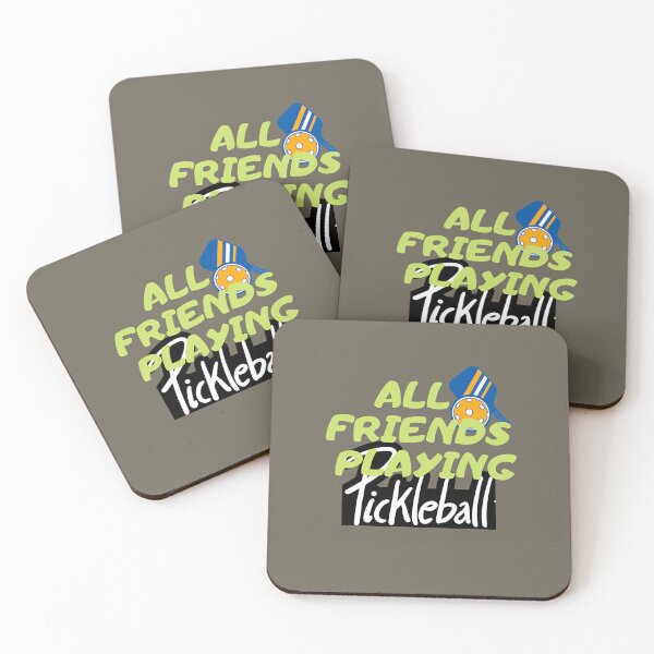 Item preview, All Friends playing pickleball  designed and sold by worldbigspace.
