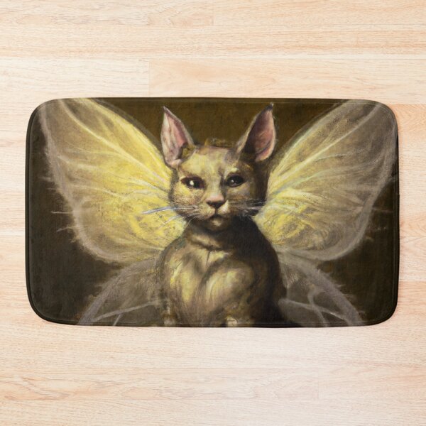 Item preview, Mote the Cat, with magnificent wings (Baroque) designed and sold by thecatandkettle.