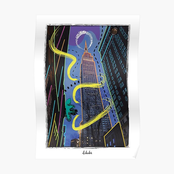Hello Newyorkers! Art Poster