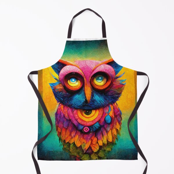 Item preview, Library Owl In Color designed and sold by PsychedelicWall.