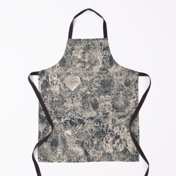 Item preview, Old Gray Romantic Angels Flowers French Vintage Eifel Tower Toile Design designed and sold by IZiets.