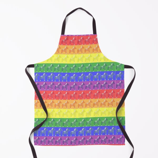 Item preview, Dala Horse Pride Flag designed and sold by BreezyBalloon.