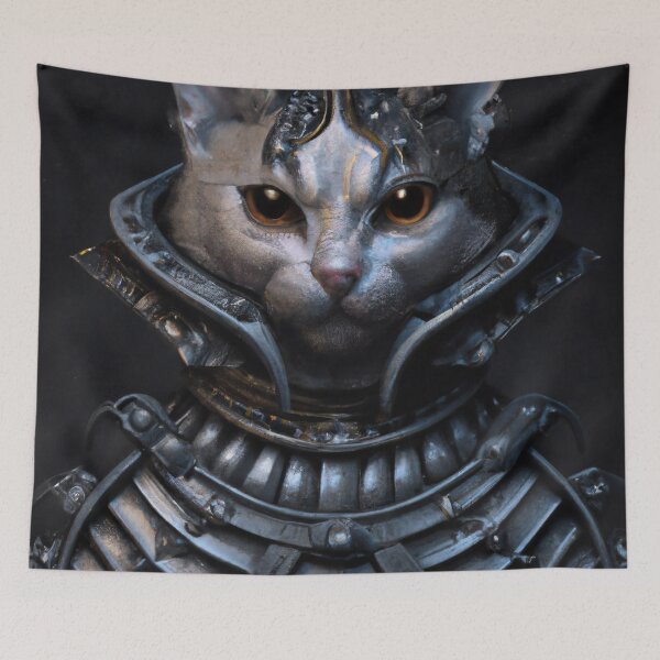 Item preview, Connor the Cat, wearing heavy plate (Baroque) designed and sold by thecatandkettle.