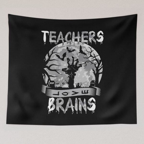 Item preview, teachers love brains designed and sold by M&D ⭐⭐⭐⭐⭐.
