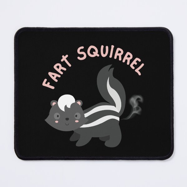 Item preview, Fart squirrel designed and sold by EvergreenWhimsy.