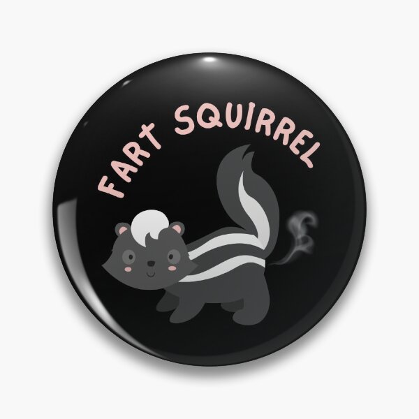 Item preview, Fart squirrel designed and sold by EvergreenWhimsy.
