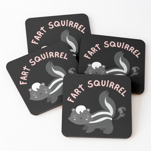 Item preview, Fart squirrel designed and sold by EvergreenWhimsy.