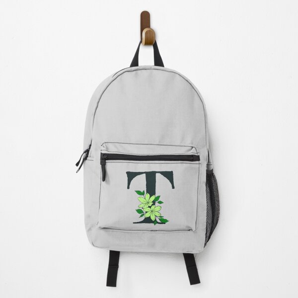 Item preview, Green floral T monogram designed and sold by Coffee Lifestyle.