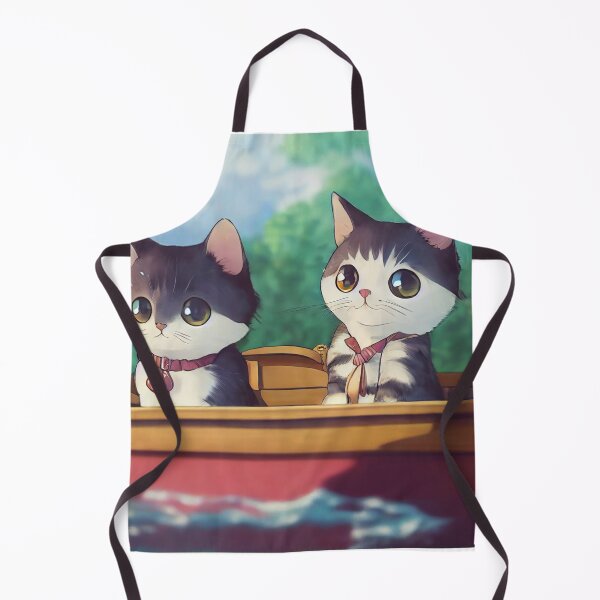 Item preview, Two Cats Riding Boat On The Sea designed and sold by Pet Shelter.