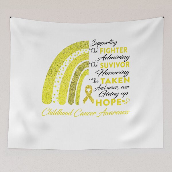 Item preview, Childhood Cancer Warrior Supporting Fighter  Awareness designed and sold by Gillosina.