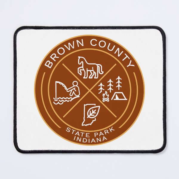 Item preview, Brown County State Park Indiana Heraldic Logo designed and sold by VanyaKar.