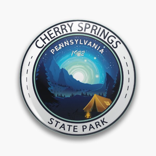 Artikelvorschau, Cherry Springs State Park Pennsylvania-Abzeichen entworfen und verkauft von KrisSidDesigns.