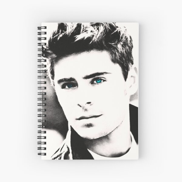 Zac Efron Spiral Notebook