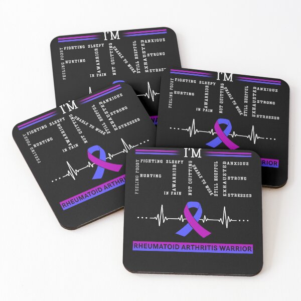 Item preview, I'm Fine Rheumatoid Arthritis Warrior Support Rheumatoid Arthritis Awareness Gifts designed and sold by rechardtee.