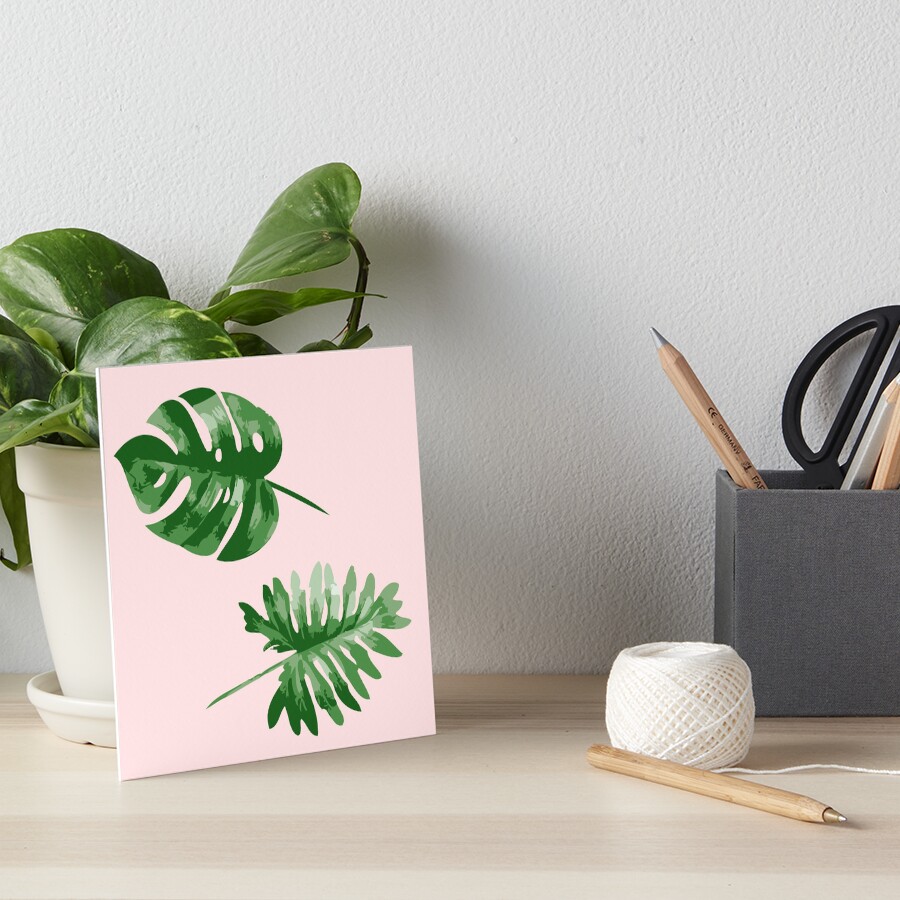 Monstera Art Board Print