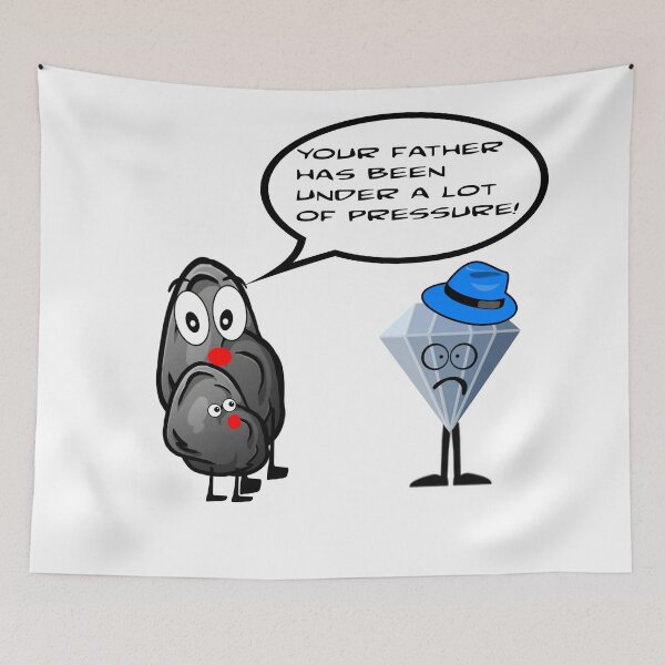 Item preview, COAL/DIAMOND: YOUR FATHER HAS BEEN UNDER PRESSURE designed and sold by CalliopeSt.