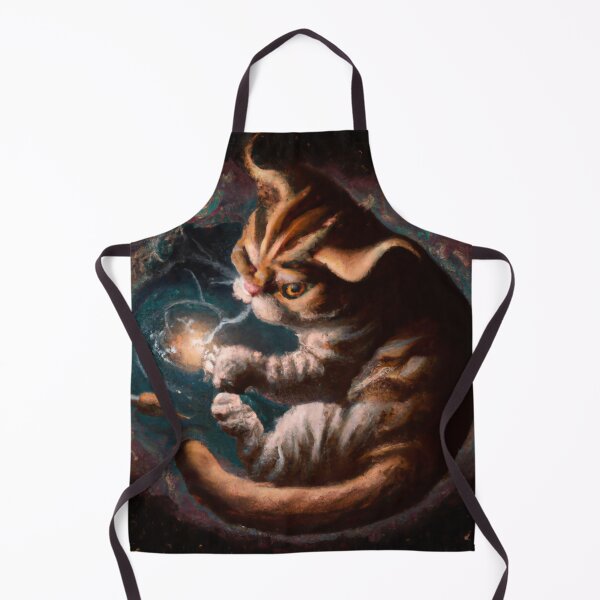 Item preview, Sagan the Cat, creating a galaxy (Baroque) designed and sold by thecatandkettle.