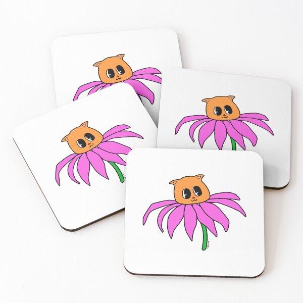 Item preview, Coneflower cat designed and sold by Santokie.