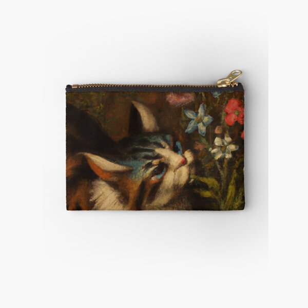 Item preview, Iris the Cat, smelling the flowers (Baroque) designed and sold by thecatandkettle.