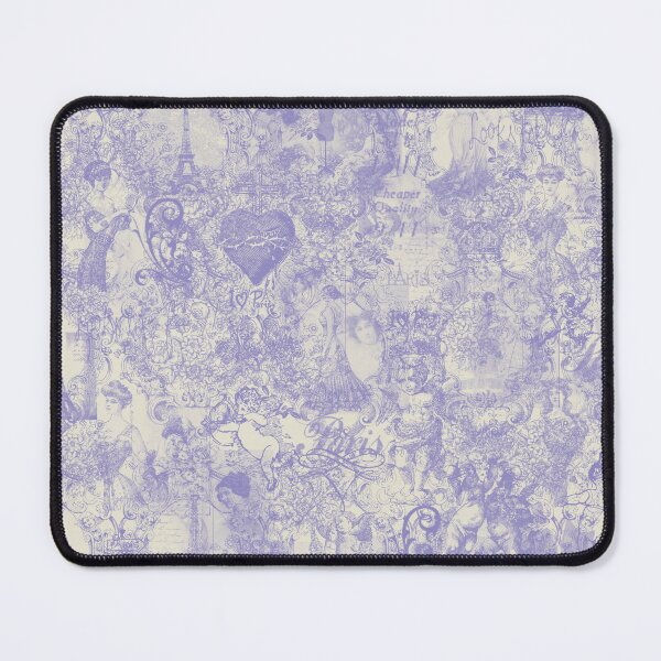 Item preview, Blue Romantic Angels Flowers French Vintage Eifel Tower Toile Design designed and sold by IZiets.