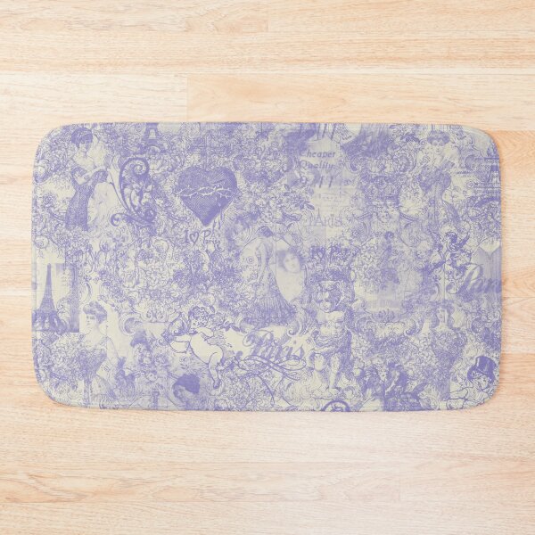 Item preview, Blue Romantic Angels Flowers French Vintage Eifel Tower Toile Design designed and sold by IZiets.