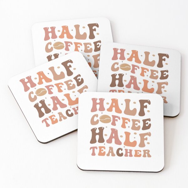 Item preview, Funny Half Coffee Half Teacher Back To School Inspirational designed and sold by Best Designer.