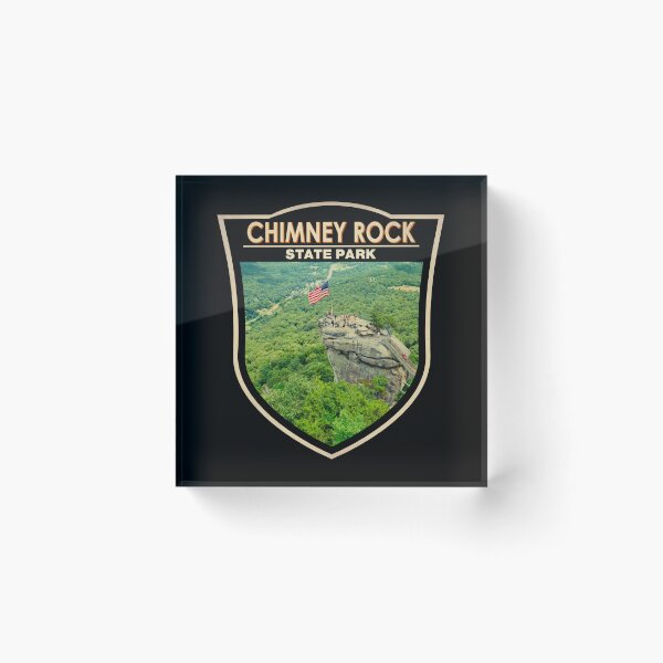 Artikelvorschau, Chinney Rock State Park North Carolina Abzeichen entworfen und verkauft von KrisSidDesigns.