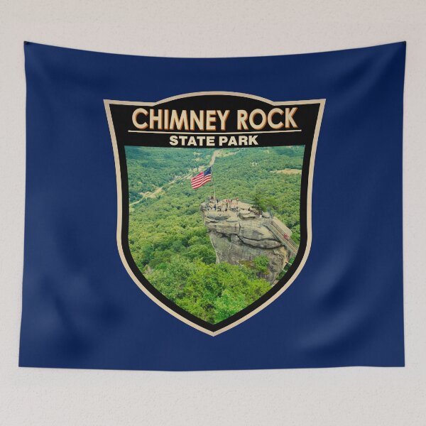 Item preview, Chimney Rock State Park North Carolina Badge designed and sold by KrisSidDesigns.