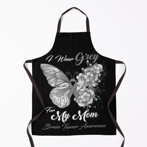 Item preview, I Wear Grey For My Mom Brain Tumor Awareness Butterfly Ribbon Gifts designed and sold by Adropine.