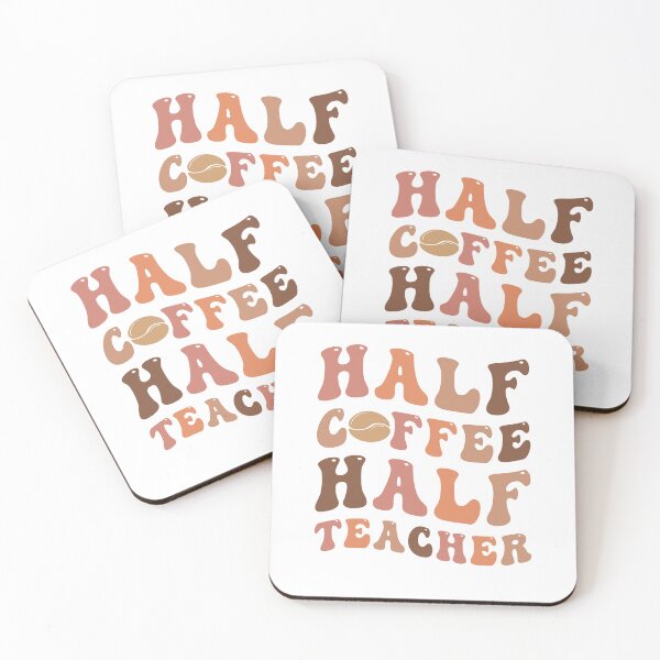 Item preview, Funny Half Coffee Half Teacher Back To School Inspirational designed and sold by Best Designer.